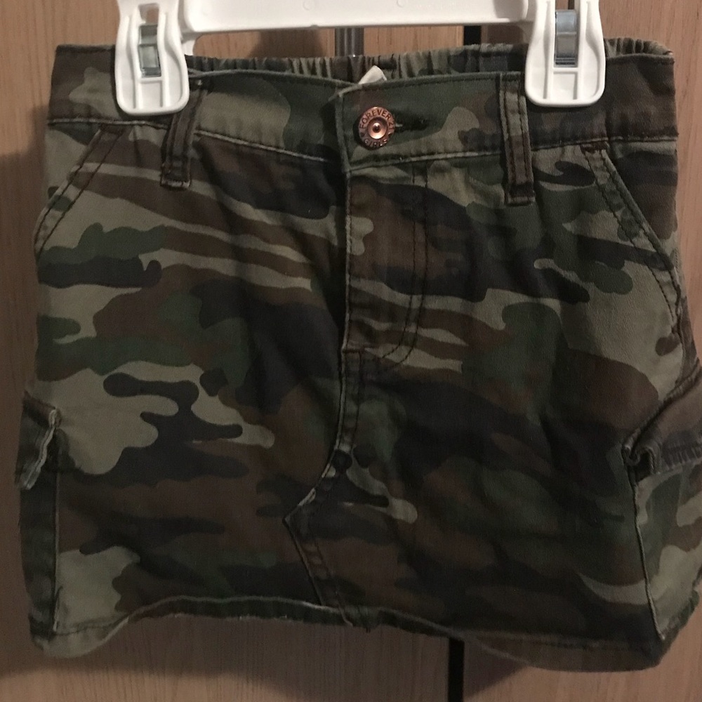 Camouflage skirt